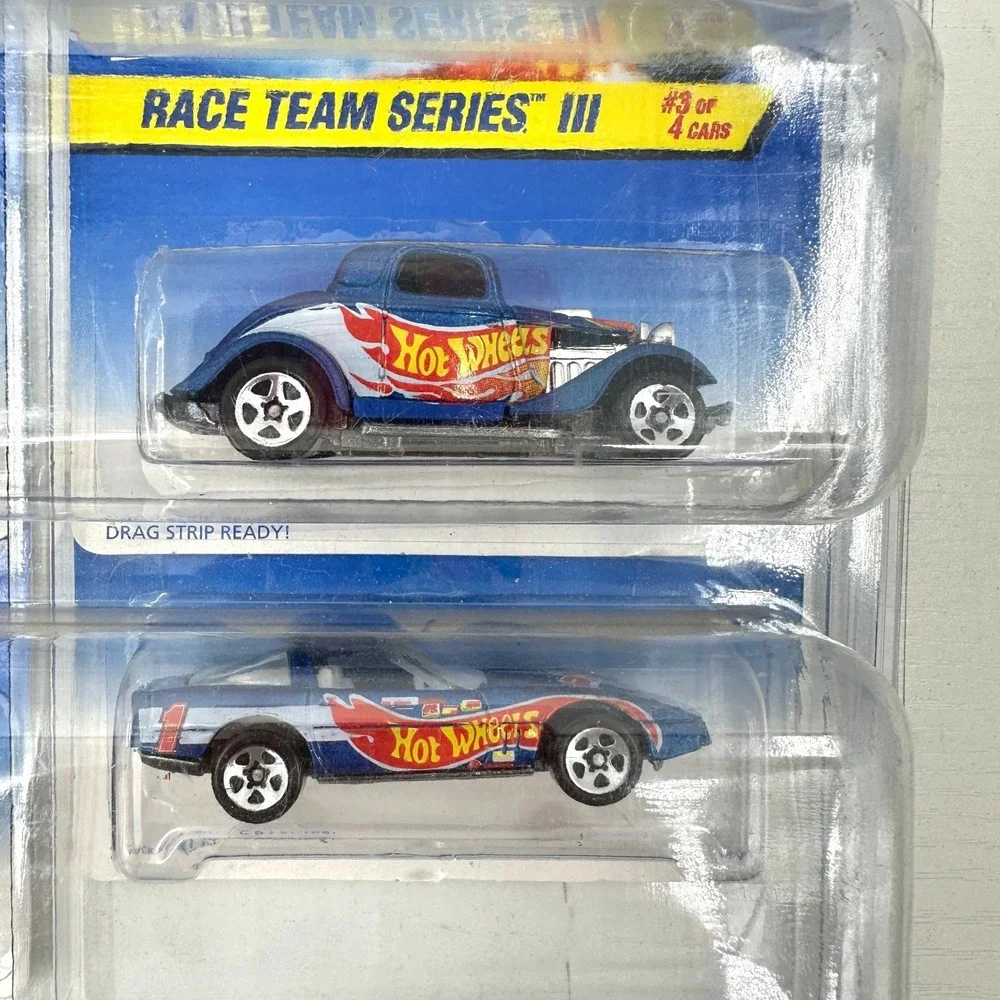 HotWheels Race Team Series III Complete Set‎ Factory 4-Car Blister Pack 1990s